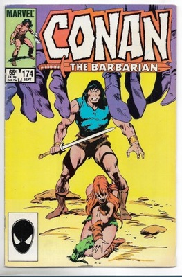 Marvel Conan The Barbarian Komiks 174/1985 j.ang