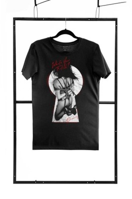 T-SHIRT MEN BLACK M REGULAR