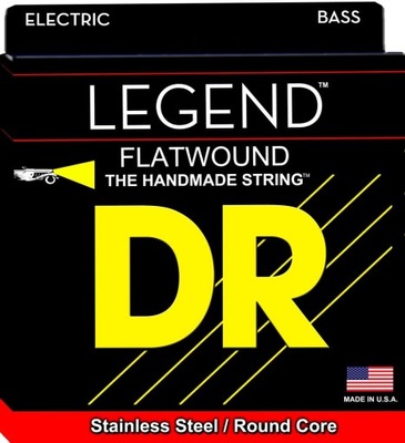 DR FL 45-105 LEGEND BASS FLATWOUND STRUNY BAS