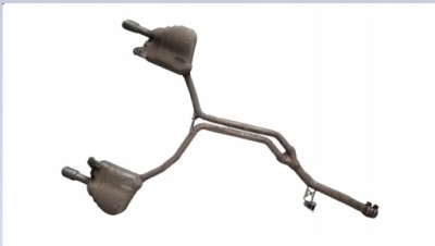 Гасник вихлоп audi a5 8t sportback 3.0 tdi фото №1