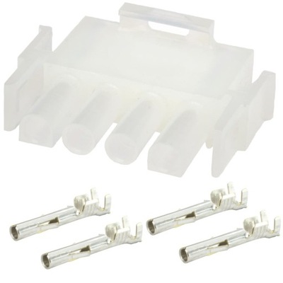 Штекер mate-n-lock 4-pin фото №1