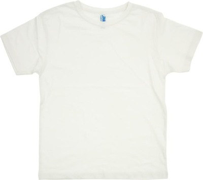 Koszulka T-Shirt biała dziecięca na WF 7-8 lat