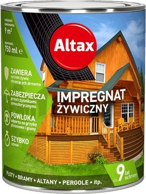 ALTAX Impregnat Palisander 0,75l Do Drewna Żywica