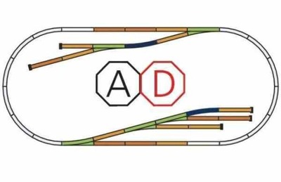 Zestaw torów D H0 - A-Gleis PIKO 55330