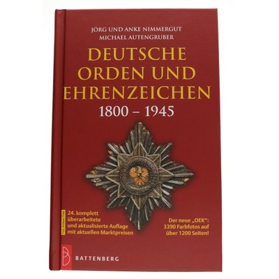 Niemieckie medale i odznaczenia 1800-1945 OEK - katalog 2024