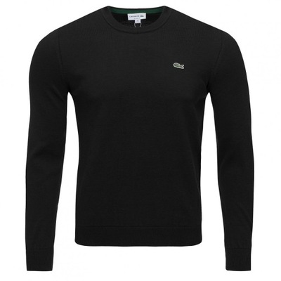 SWETER LACOSTE MĘSKI CZARNY CLASSIC FIT r. S