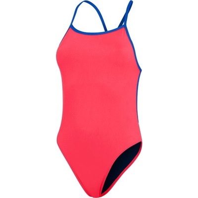 Strój pływacki Speedo Solid V-Back różowy UK36 L