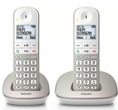 Telefon bezprzewodowy Philips XL4902S/22 2SZT 34E312