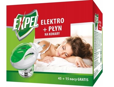 Expel elektro + płyn na komary 60 nocy