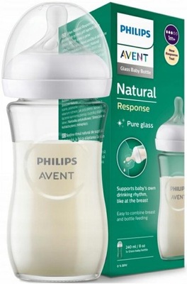 AVENT butelka natural responsywna 240 ml szklana