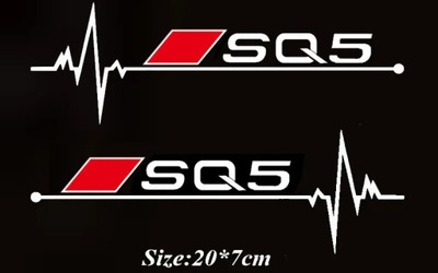 SQ5 PEGATINAS AL VIDRIO AUDI AV A4 B8 B6 B7 B9 B5 A  