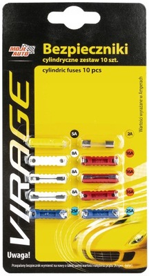 Набор предохранителей автомобильных 10 szt. фото №1