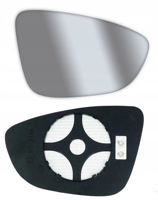 Вкладыш зеркало vw passat cc eos b7 eu sf+grz+pl pr фото №1