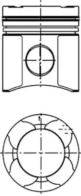 KOLBENSCHMIDT 99330600 PISTÓN 99330600 99 330 600  