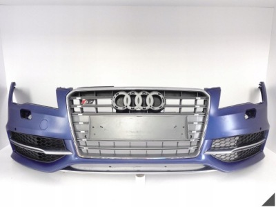 Audi s7 4g8 c7 10-14 бампер + решётка радиатора / решётка радиатора + решётки + спойлер перед фото №1