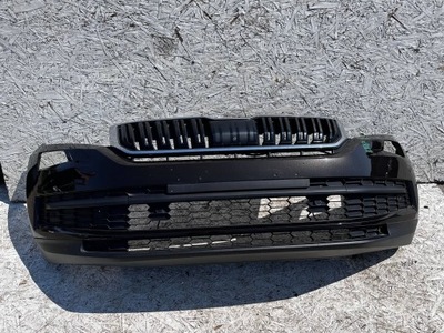 Kodiaq бампер перед передній коричневий lf8v 4pdc омивачі фото №1