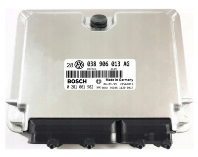 КОМПЬЮТЕР ECU VW SEAT 038906013AG 0281001902 IMMO OFF