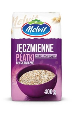 MELVIT Płatki jęcznienne błyskawiczne 400g