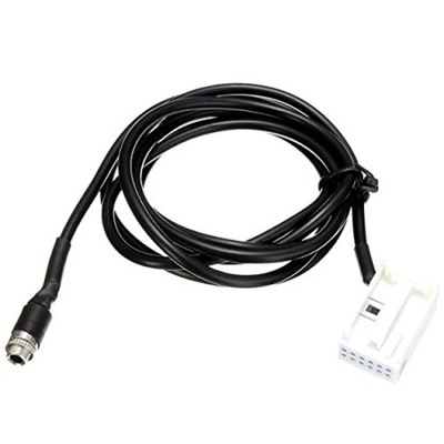 BIURKO DE AUTOMÓVIL RD4 RADIO CABLE AUX 3.5MM SLOT CLAVIJA AUDIO PARA PEUGEOT  