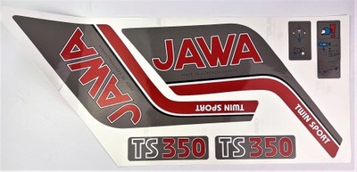 Naklejki nalepki komplet Laminat Jawa TS 350
