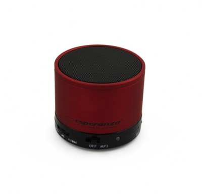 Głośnik Bluetooth FM Ritmo bordowy Esperanza