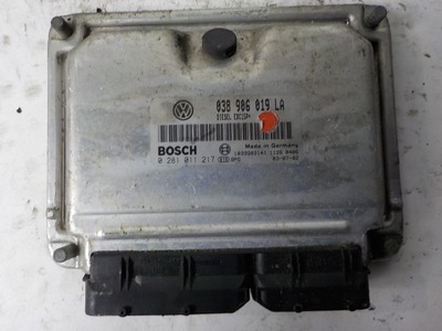 VW SKODA COMPUTADOR UNIDAD DE CONTROL 038906019LA 0281011217  