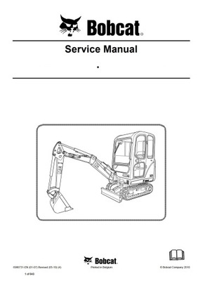 BOBCAT 843 853 863 864 873 883 943 953 MANUAL LIBRO DE MANTENIMIENTO REPARACIÓN  