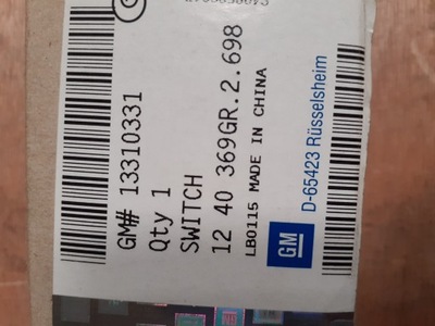 Opel оригинальный номер 13310331 фото №1