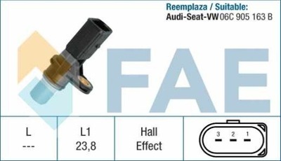 SENSOR ROUNDS SHAFT KORB. FIAT OPEL  