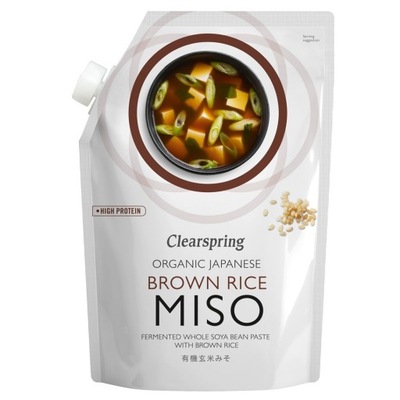 Miso z brązowego ryżu BIO 300g (CLEARSPRING) CLEAR