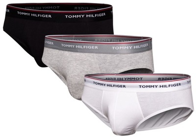 TOMMY HILFIGER MAJTKI MĘSKIE SLIPY 3 PARY r. L