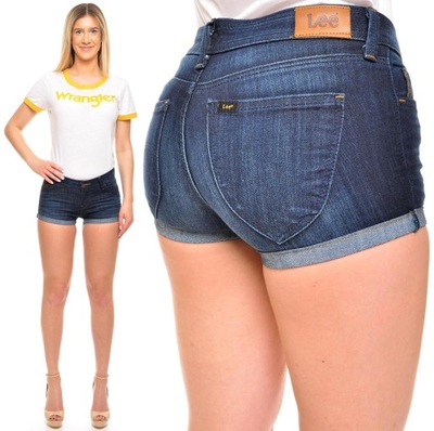 LEE spodenki NAVY jeans TOXEY SHORT _ W25