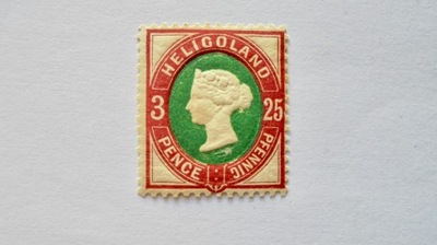 1875 Helgoland Mi.15** czysty znaczek, stan dobry. Wartość 40,- Euro