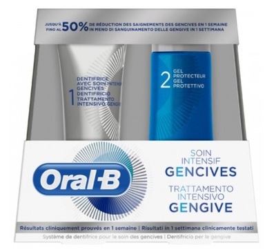 Pasta do zębów Oral-B 85ml + żel ochronny 63ml