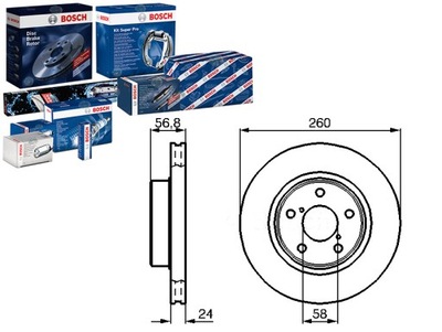 BOSCH ASSORTIMENT DISQUE DE FREIN 26300AE091 26310AA - milautoparts-fr.ukrlive.com