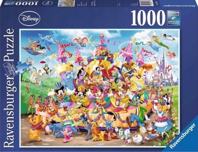 RAVENSBURGER PUZZLE KARNAWAŁ DISNEY 1000 ELEMENTÓW