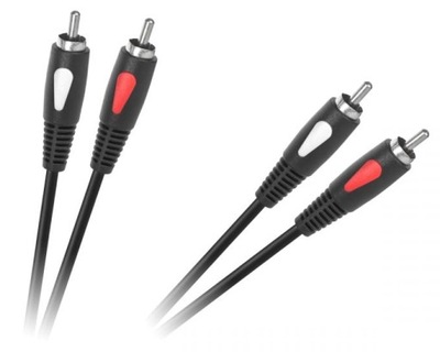 Kabel Audio 2x2 RCA Przewód 10m Stereo Czincz 2x