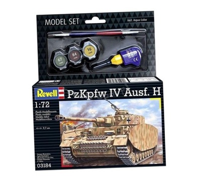 MODEL SET CZOŁG PANZERKAMPFWAGEN IV AUSF. H