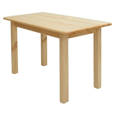 Stół sosnowy prostokątny 80x120 cm drewniany