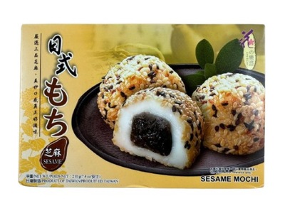 Mochi Sesame ciasteczka ryżowe z sezamem w stylu japońskim 210g
