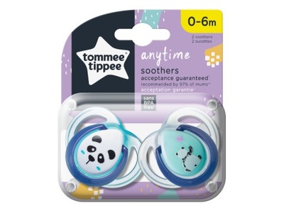 TOMMEE TIPPEE SMOCZEK USPOKAJAJĄCY ANY 0-6M 2 SZT