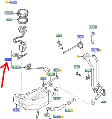 SENSOR NIVEL COMBUSTIBLES FORD FOCUS MK1 1.8L D  