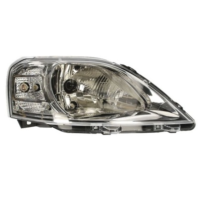 Лампа dacia logan 06-13 правая фара фото №1