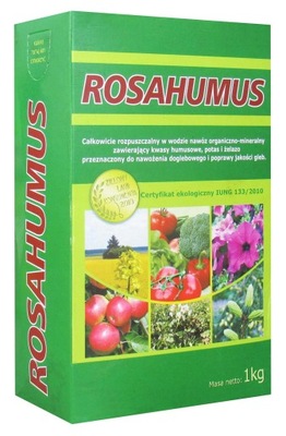 ROSAHUMUS 1kg NAWÓZ ORGANICZNO-MINERALNY DOGLEBOWY