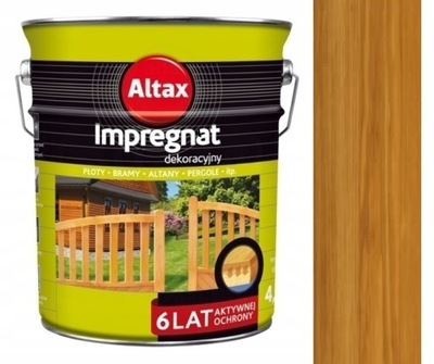 ALTAX ALTAXIN IMPREGNAT DO DREWNA 4,5L DĄB