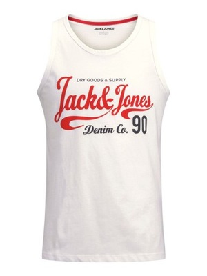 Koszulka bez rękawów Jack&Jones biała L