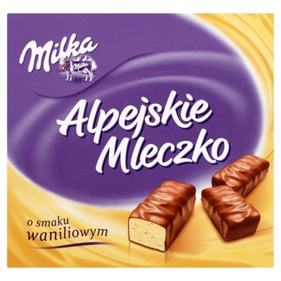 Milka Alpejskie Mleczko Pianka waniliowe 330 g