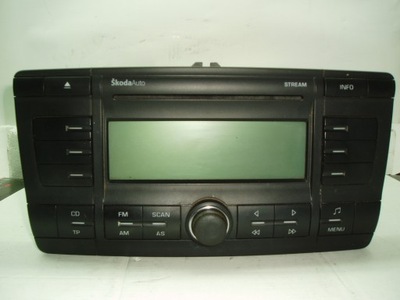 Радіо cd stream skoda octavia ii 1z0035161c фото №1
