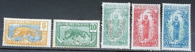 KOLONIE FRANCUSKIE CONGO * 1922 MI 20-24
