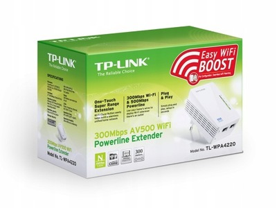 PowerLine adapter TP-Link AV500 WI-FI TL-WPA4220